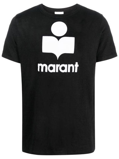 Karman Logo Short Sleeve T-Shirt Black - ISABEL MARANT - BALAAN 2