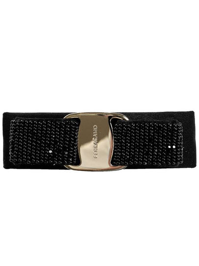 Vara Bow Hairclip Black - SALVATORE FERRAGAMO - BALAAN 2