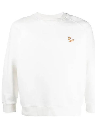 Chillax Fox Patch Classic Sweatshirt Ecru - MAISON KITSUNE - BALAAN 2