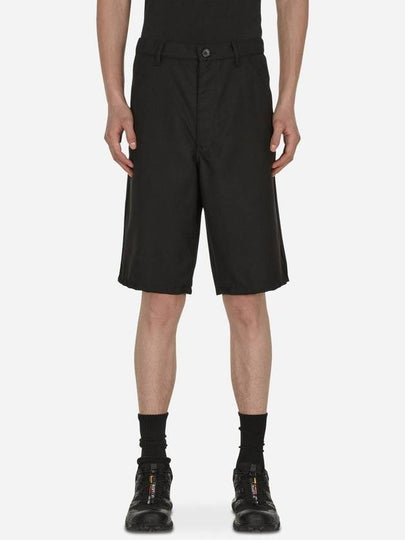 Wool Blend Shorts Black - COMME DES GARCONS - BALAAN 2