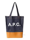 Logo Denim Axelle Tote Bag Navy - A.P.C. - BALAAN 2