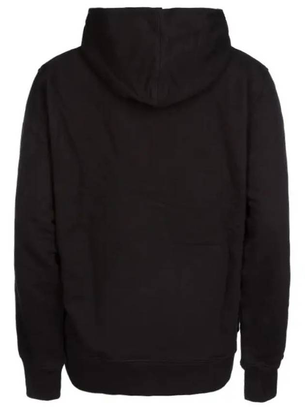 Square Logo Print Cotton Hood Black - Y-3 - BALAAN 8