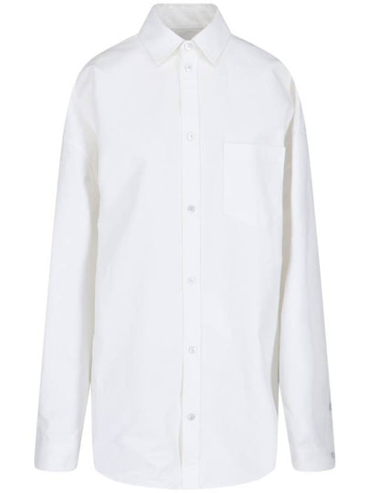 Outerwear Large Fit Shirt White - BALENCIAGA - BALAAN 2