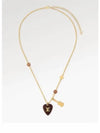 LV Picks Pendant Necklace Gold - LOUIS VUITTON - BALAAN 5