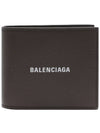 Cash Square Folded Wallet Dark Green - BALENCIAGA - BALAAN 3