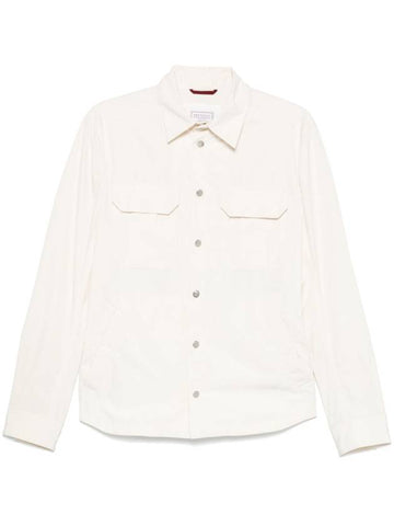 Brunello Cucinelli Jackets White - BRUNELLO CUCINELLI - BALAAN 1