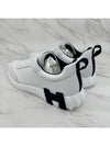 Bouncing Sneakers Calfskin Suede Goatskin Blanc - HERMES - BALAAN 6