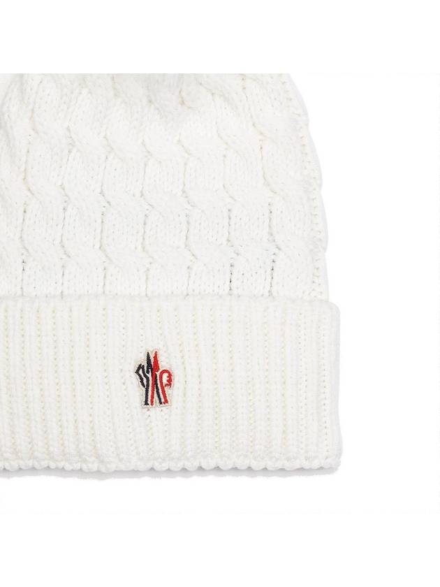 Grenoble logo patch foam beanie - MONCLER - BALAAN 2