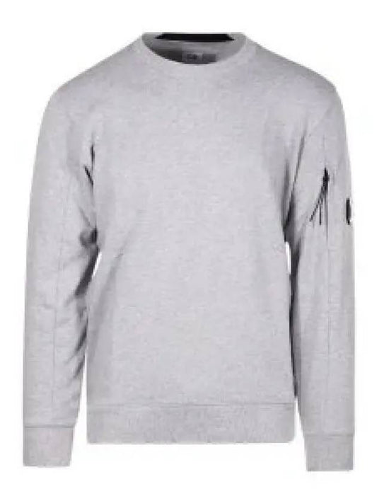 Diagonal Raised Fleece Sweatshirt Light Grey - CP COMPANY - BALAAN 2