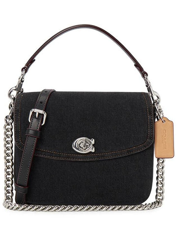 Cash 19 Women s Chain Cross Bag CR662 LH BLACK - COACH - BALAAN 1