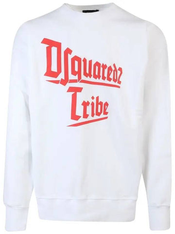 Tribe Sweatshirt White - DSQUARED2 - BALAAN.