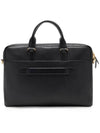 Shiny Grain Leather Brief Case Black - TOM FORD - BALAAN 3