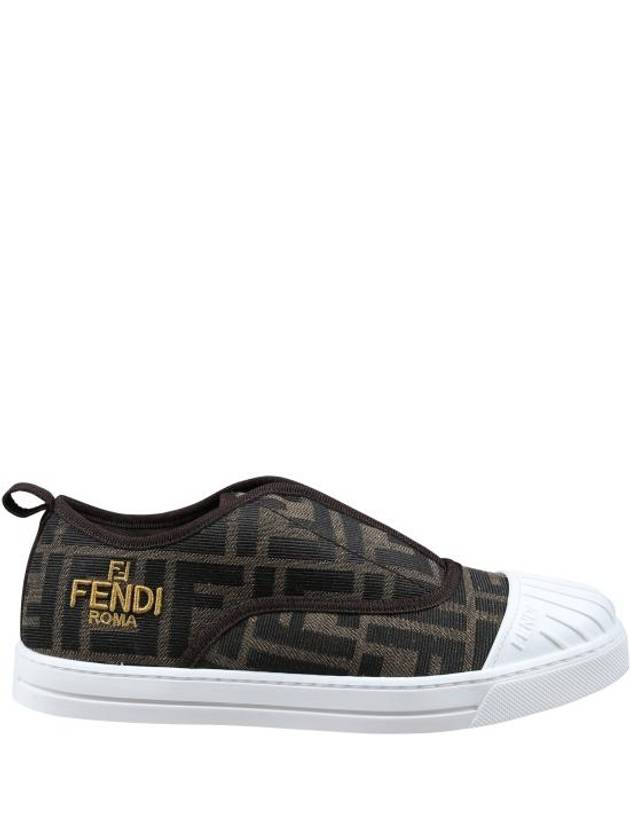 Kids Sneakers JMR462 AJZE F1NJK BROWN - FENDI - BALAAN 1