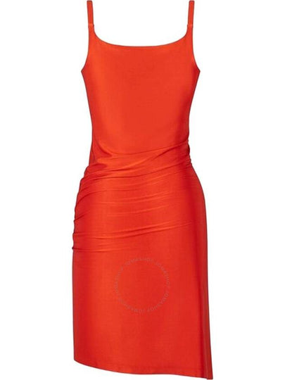 Rabanne Ladies Paprika Draped-Panel Sleeveless Dress, Brand Size 36 (US Size 4) - PACO RABANNE - BALAAN 2