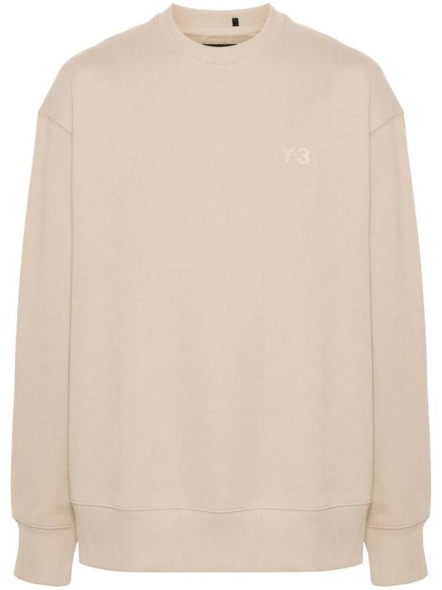 logo printed cotton belnd sweatshirt IV5581 - Y-3 - BALAAN 1