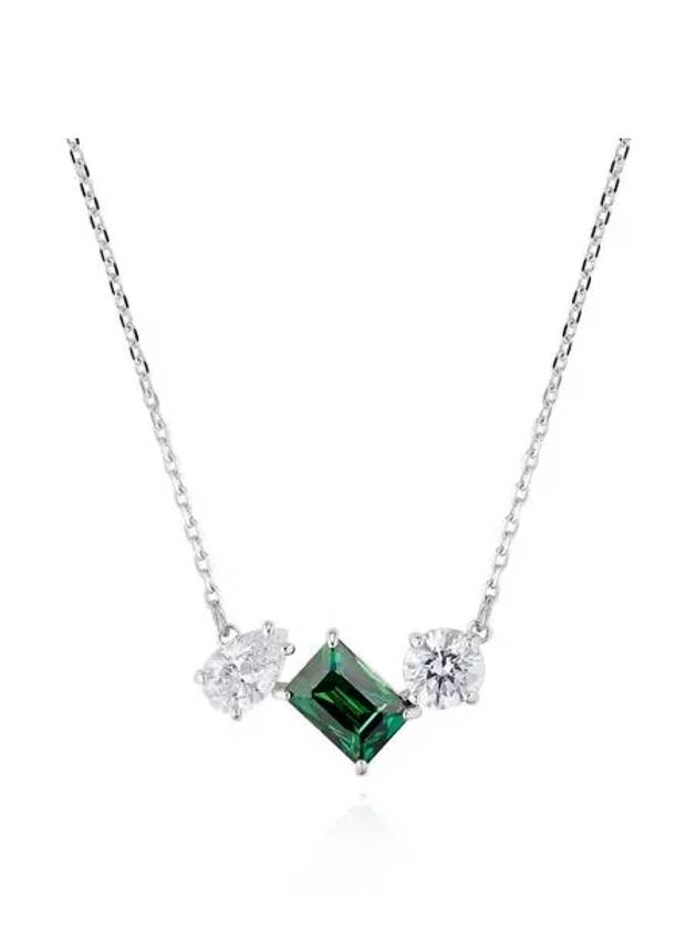 Women's Mesmera Pendant Necklace Green - SWAROVSKI - BALAAN 3