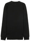 Cotton Jersey Long Sleeve T Shirt Black - STONE ISLAND - BALAAN 5