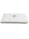 Classic card wallet slot white gold plated full set - CHANEL - BALAAN 3