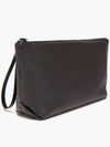 Maison Margiela FourStitch Top Zip Full Strap Grain Leather Wash Clutch Bag - MAISON MARGIELA - BALAAN 4