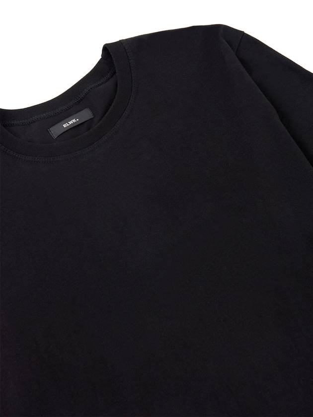 Men's Print Long Sleeve T-Shirt Black 008 - ELWKSTUDIO - BALAAN 3