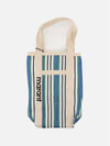 Darwen Striped Small Nylon Tote Bag Blue - ISABEL MARANT - BALAAN 3