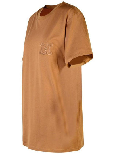 Max Mara Brown Cotton T-Shirt - MAX MARA - BALAAN 2