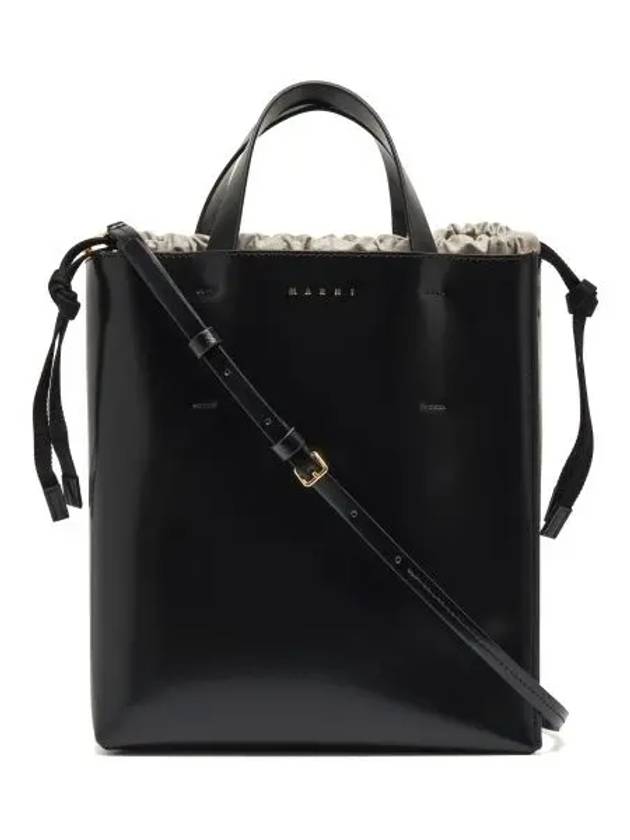 Museo Small Tote Bag Black - MARNI - BALAAN 3