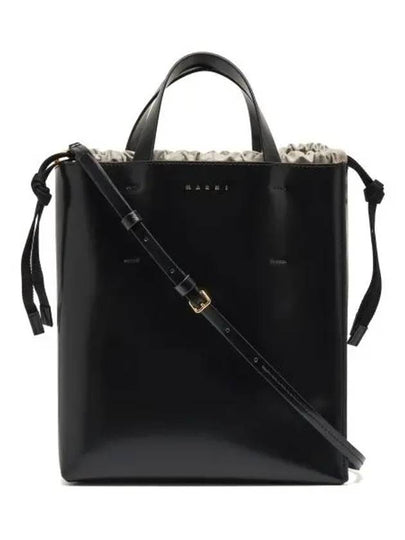 Museo Small Tote Bag Black - MARNI - BALAAN 2