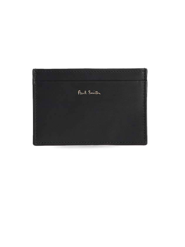 Signature Stripe Card Wallet Black - PAUL SMITH - BALAAN.