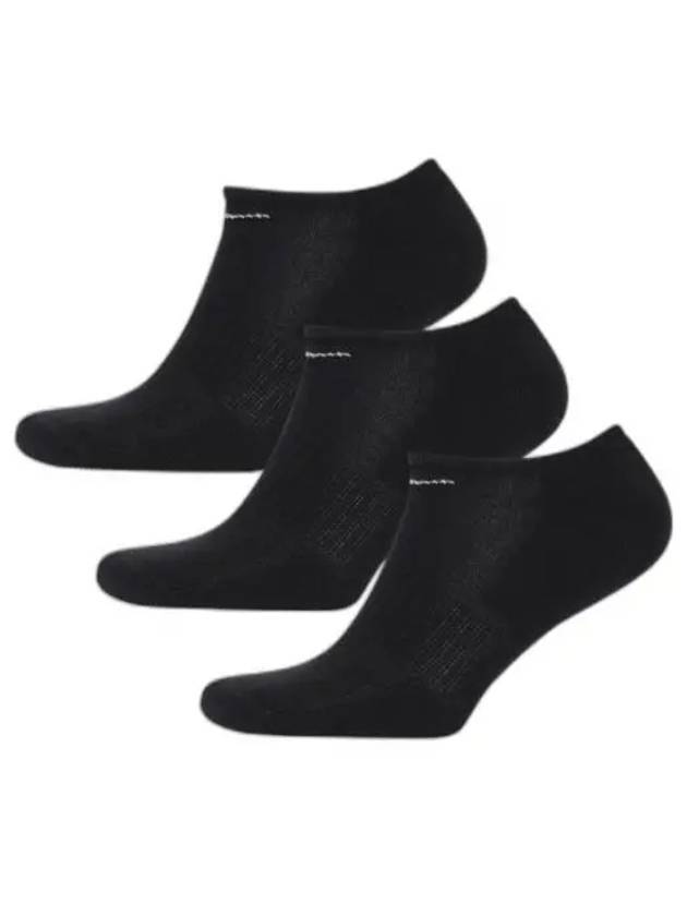 Everyday Cushion No Show Socks 3 Pack Black - NIKE - BALAAN 1