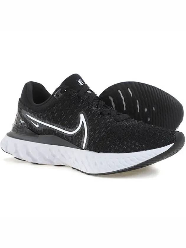 React Infinity Run Flyknit 3 Low Top Sneakers Black - NIKE - BALAAN 3