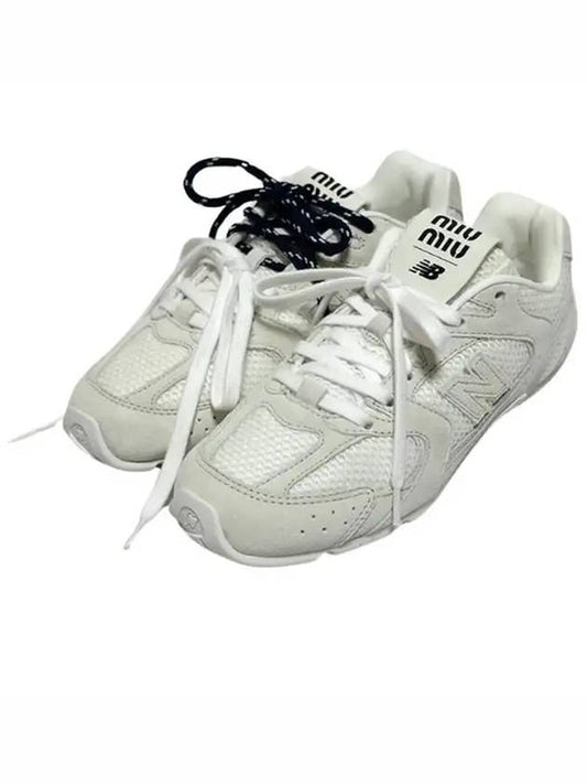 XNew Balance Suede Mesh Sneakers 5E165E 3D8C F0009 - MIU MIU - BALAAN 2