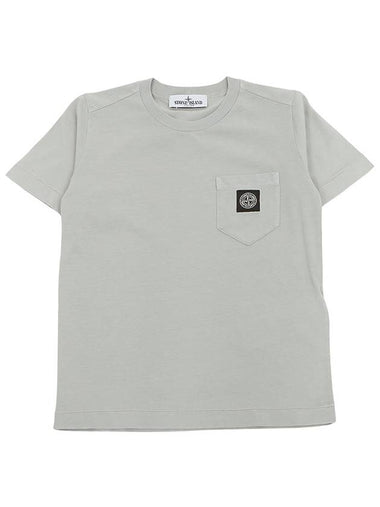 Kids short sleeve t shirt 801620347 V0061 8A - STONE ISLAND - BALAAN 1