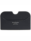 ELMA silver stamp cutout slot card holder black CG0107 - ACNE STUDIOS - BALAAN 1