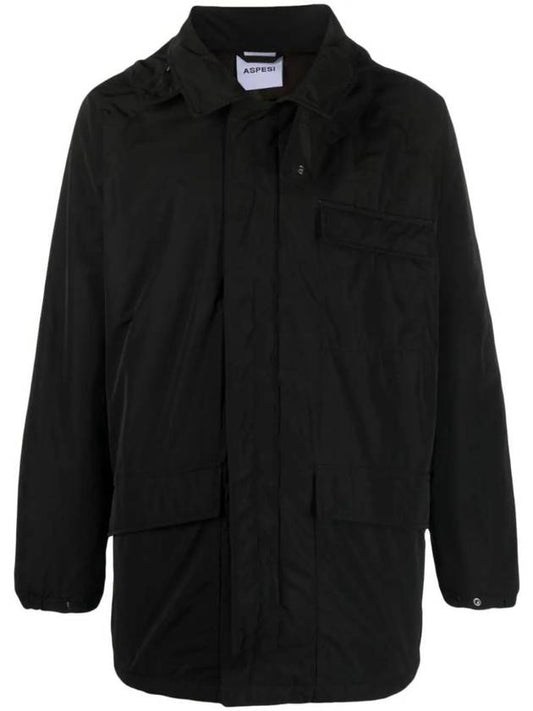 hooded long sleeve coat W3I3I12G703 - ASPESI - BALAAN 1