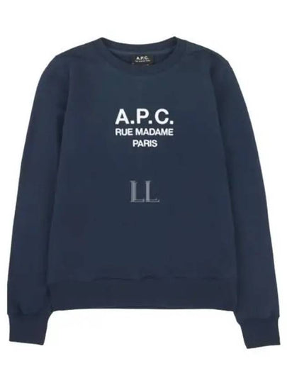 Women's TINa Sweatshirt Navy - A.P.C. - BALAAN 2