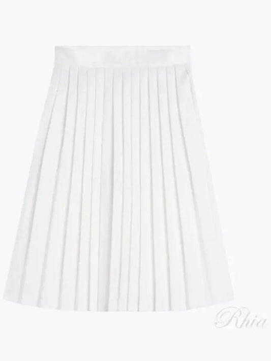 Women's Dorothea Pleated Skirt White - J.LINDEBERG - BALAAN 2