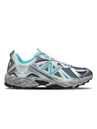 610 Low Top Sneakers Silver Blue - NEW BALANCE - BALAAN 2