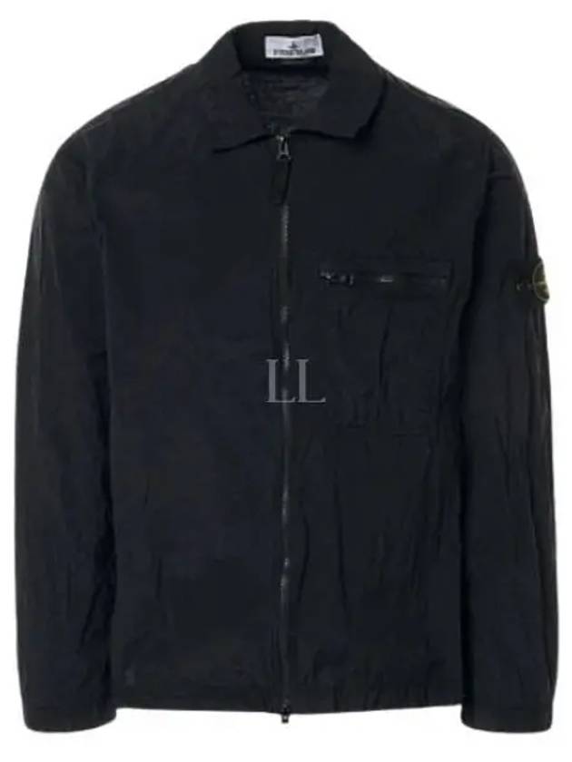 Nylon Metal Econyl Regenerated Zip-Up Jacket Black - STONE ISLAND - BALAAN 2