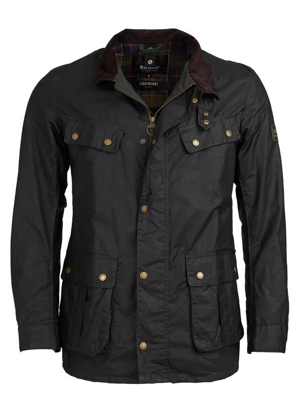 International Duke Wax Jacket Sage - BARBOUR - BALAAN 1