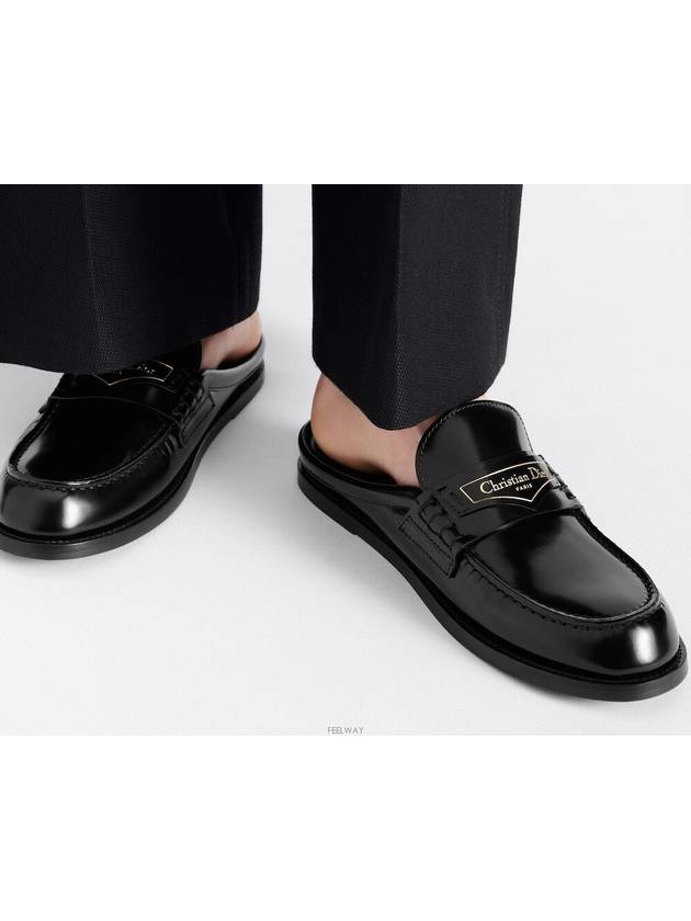 Dior Boy Mule Black Brushed Calfskin - DIOR - BALAAN 4