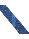 Ferragamo Men's Gancini Silk Tie 35 0887 F MARINE 0762111 - SALVATORE FERRAGAMO - BALAAN 8