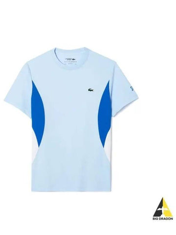 Novak partial color combination short sleeve t shirt TH753954GJ2G - LACOSTE - BALAAN 1