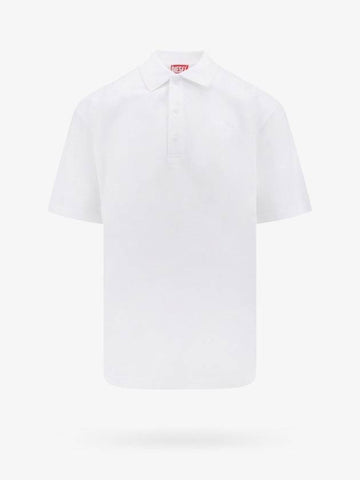 23 fw Organic Cotton Polo Shirt WITH Back OVALD Logo A107630HGAM141 B0650482972 - DIESEL - BALAAN 1