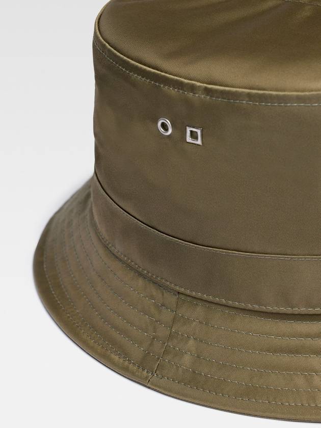 Le Bob Ovalie Nylon Bucket Hat Khaki - JACQUEMUS - BALAAN 4