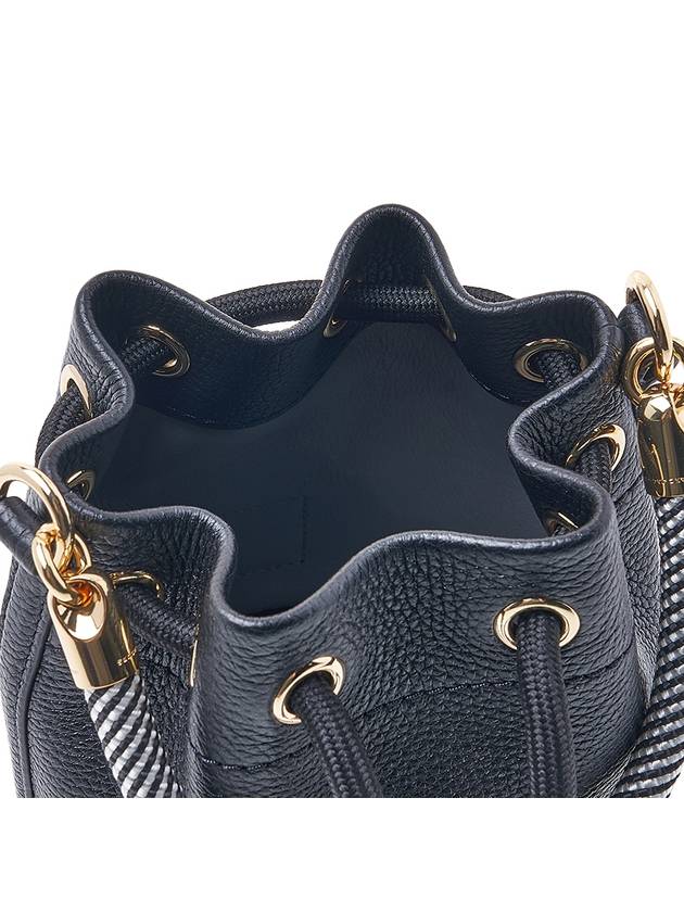 Micro Leather Mini Bucket Bag Black - MARC JACOBS - BALAAN 10