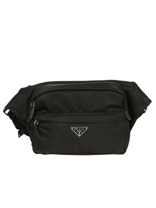 Strap Nylon Belt Bag Black - PRADA - BALAAN 1