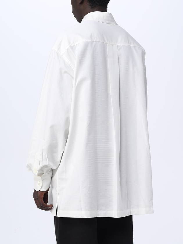 Boke Flower Embroidered Button Long Sleeve Shirt White - KENZO - BALAAN 6