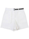 Golf Wear One-Point Stretch Shorts WHITE - WHITEBALL - BALAAN 4