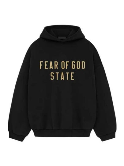 Fleece Hoodie Black - FEAR OF GOD ESSENTIALS - BALAAN 2